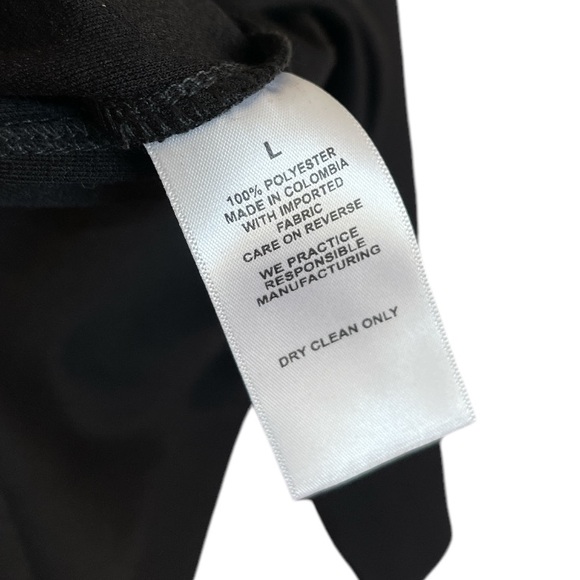 NWT NONchalant Label Declan Turtleneck Midi Dress In Black Size Large. - Picture 8 of 9